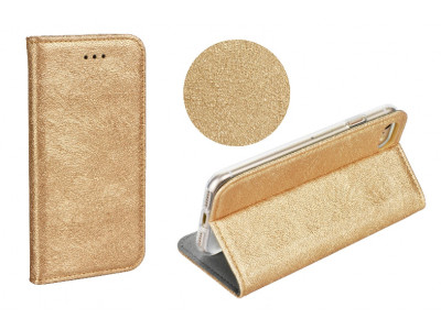 Kni�kov� p�zdro Magic Book pre huawei y7 zlat�