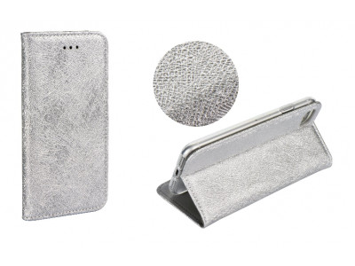 Kni�kov� p�zdro Magic Book pre iphone x strieborn�