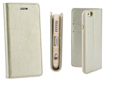 Kni�kov� p�zdro MAGNET pre iphone X zlat�