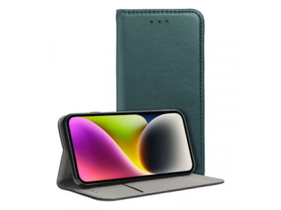 Kni�kov� pouzdro Smart Magneto Book pro Honor 400 Dark green