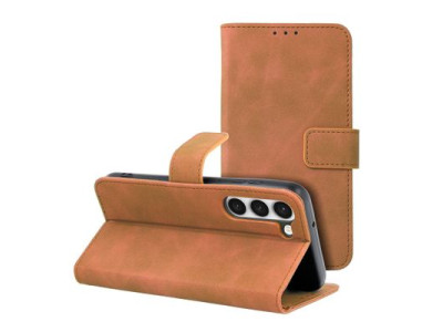Kni�kov� puzdro TENDER Book pre Samsung S23 Brown