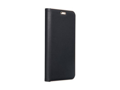 Ko�en� kni�kov� puzdro Luna Gold pre Xiaomi Redmi Note 11/11s �ierne