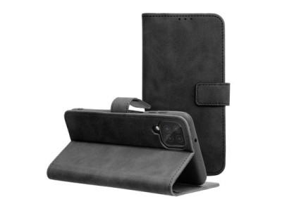 Ko�en� puzdro Tender pre Samsung A12/M12 �ierne
