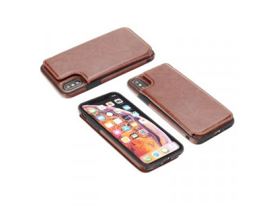 ko�en� p�zdro wallet pre iphone XR ( 6,1" ) hned�