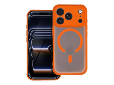 Matn� kryt MAG COVER kompatibiln� s MagSafe pre IPHONE 17 Pro Max oran�ov�