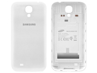 Origin�lny kryt bat�rie s bezdr�tov�m nab�janim pre samsung galaxy s4 / i9505 biely