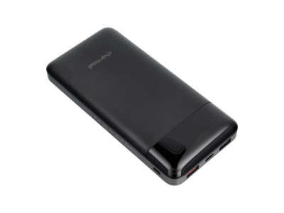 Powerbanka Charmast W2089 PD3.0 3A 22,5W 20000 mAh so vstavan�mi k�blami USB A / USB C / Lightning / Micro USB �ierna