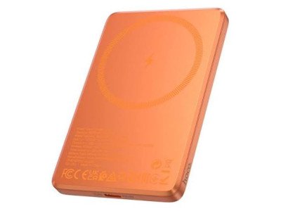Powerbanka Hoco kompatibiln� s MagSafe 5000 mAh QC PD 2A 20W Q26 oran�ov�