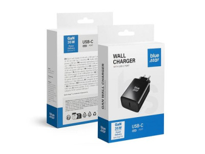 Sie�ov� nab�ja�ka Blue star USB C QC4.0 PD 3A 35W TFB-TC-35WPD �ierna