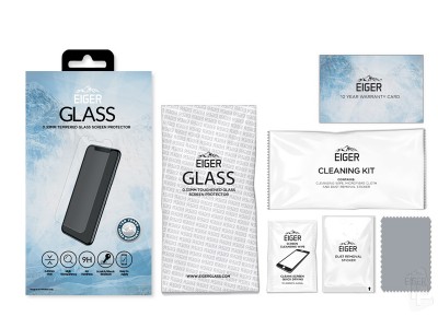 EIGER Glass (ir) - Temperovan ochrann sklo na displej pro Huawei P Smart 2019 / Honor 10 Lite **AKCIA!!