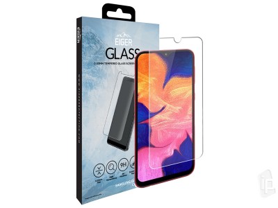 EIGER Glass (čiré) - Temperované ochranné sklo na displej pro Samsung Galaxy A10