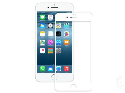 EIGER ASAHI 3D Glass (biele) - Temperovan ochrann sklo na displej pre Apple iPhone 7 Plus / iPhone 8 Plus **AKCIA!!