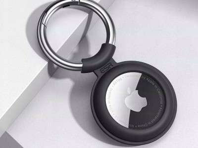 ESR Airtag Keychain  2x Siliknov kenka pre Apple AirTag (ierna a erven)