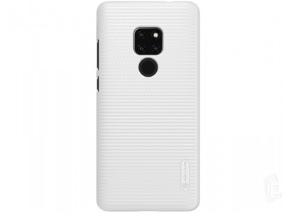 Exclusive SHIELD White (biely) - Luxusný ochranný kryt (obal) pre Huawei Mate 20 **VÝPREDAJ!!