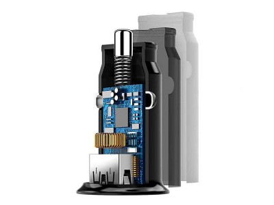 Autonabjaka (18W) s 1x USB port a podporou rchleho nabjania Quick Charge 3.0 (biela)