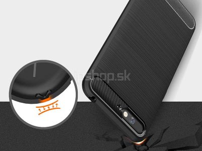 Fiber Armor Defender Black (ern) - odoln ochrann kryt (obal) na Huawei Y6 2018