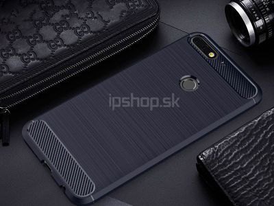 Fiber Armor Defender Navy Blue (tmavomodr�) - odoln� ochrann� kryt (obal) na Huawei Y7 Prime 2018 (Honor 7C) **AKCIA!!