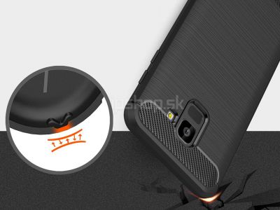 Fiber Armor Defender Black (ierny) - odoln ochrann kryt (obal) na Samsung Galaxy J6 2018 **VPREDAJ!!