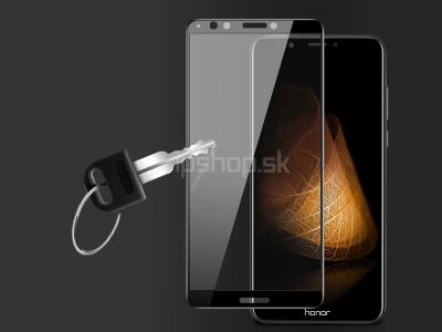 3D Full Glue Tempered Glass (�ierne) - Tvrden� sklo na cel� displej pre Huawei Y7 Prime 2018
