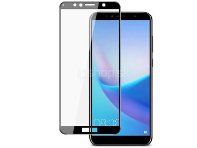 Temperované tvrdené sklo (sklenená fólia) na displej Huawei Y7 Prime 2018 - čierne