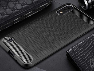 Fiber Armor Defender Black (�ern�) - Odoln� ochrann� kryt (obal) na Samsung A015F Galaxy A01 **AKCIA!!