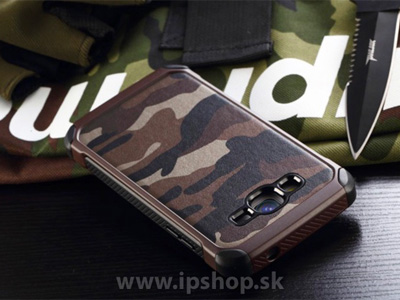 Camo Series Brown - odoln� outdoorov� ochrann� kryt (obal) hned� na Samsung Galaxy A7 **V�PREDAJ!!