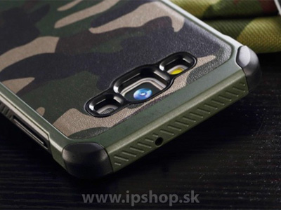 Camo Series Brown - odoln� outdoorov� ochrann� kryt (obal) hned� na Samsung Galaxy A7 **V�PREDAJ!!