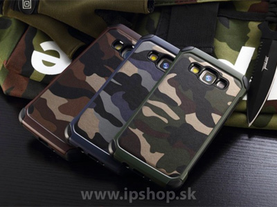 Camo Series Brown - odoln� outdoorov� ochrann� kryt (obal) hned� na Samsung Galaxy A7 **V�PREDAJ!!