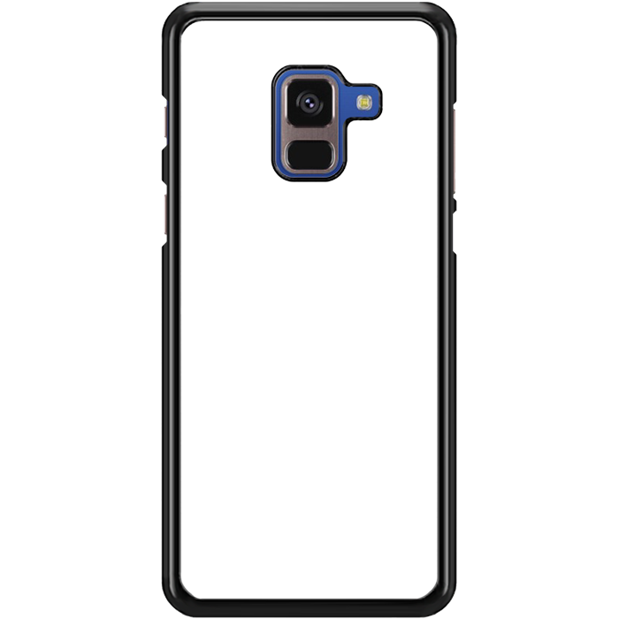 Ochrann kryt (obal) TPU s potlaou (vlastnou fotkou) s iernym okrajom pre Samsung Galaxy A8 2018