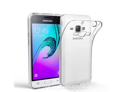Ochrann kryt (obal) TPU Ultra Slim Clear (ry) na Samsung Galaxy J1 (2016) **VPREDAJ!!