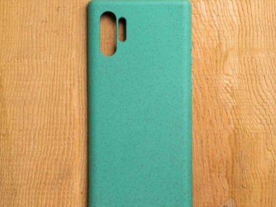 Eco Friendly Case (tyrkysov) - Kompostovaten obal pre Samsung Galaxy Note 10 **VPREDAJ!!