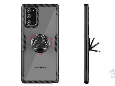 Carbon Ring Defender (ierny) - Odoln kryt (obal) na Samsung Galaxy Note 20
