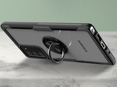 Carbon Ring Defender (ierny) - Odoln kryt (obal) na Samsung Galaxy Note 20