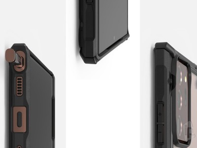 RINGKE Fusion X (ierny) - Odoln ochrann kryt (obal) na Samsung Galaxy Note 20 Ultra