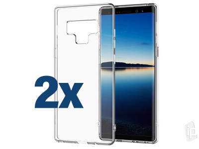 2x ochranný kryt (obal) TPU Ultra Clear (čirý) na Samsung Galaxy Note 9