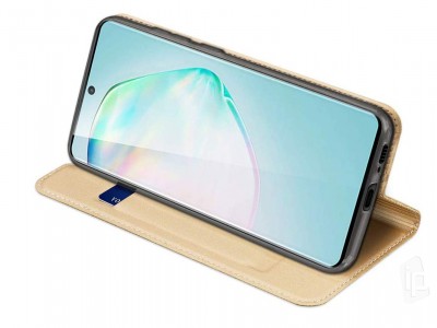 Luxusn Slim Fit puzdro (zlat) pre Samsung Galaxy S10 Lite