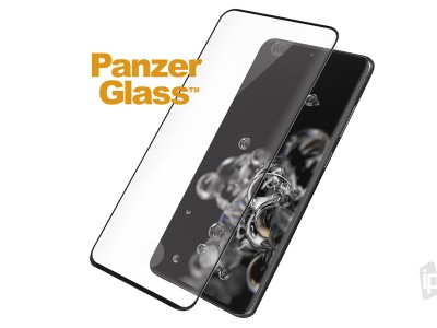PanzerGlass Case Friendly Black (ierny) - Tvrden ochrann sklo na displej na Samsung Galaxy S20 Ultra