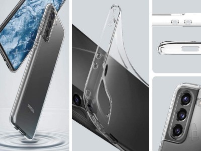 Spigen Liquid Crystal (ry) - Luxusn ochrann kryt (obal) na Samsung Galaxy S21 Plus
