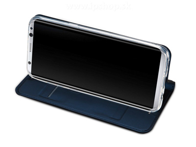 Luxusn Slim puzdro Navy Blue (modr) na Samsung Galaxy S8 Plus