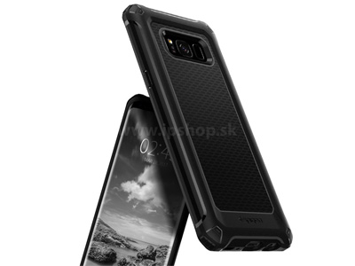 Spigen Rugged Armor Extra Black - luxusn ochrann kryt (obal) na Samsung Galaxy S8 ierny