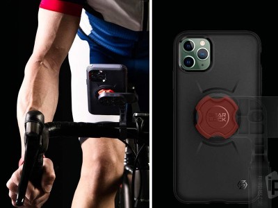SPIGEN Gearlock Series GCF111 Bike Mount Case (ierny) - Odoln obal s driakom na bicykel pre Apple iPhone 11 Pro Max