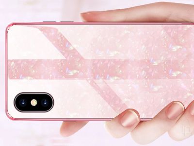 Luxury Glass Defender White (biely) - Ochrann� obal (kryt) s temperovan�m sklom pre Apple iPhone XS Max **AKCIA!!