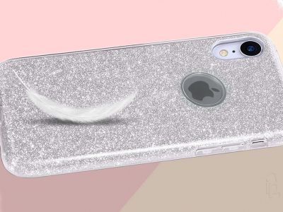 TPU Glitter Case (zlat) - Ochrann glitrovan kryt (obal) pre Apple iPhone XR