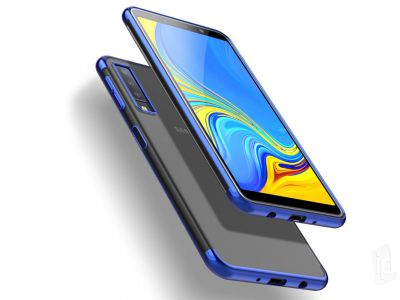 Glitter Series Blue (modr) - Ochrann kryt (obal) na Samsung Galaxy A7 2018