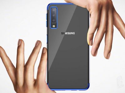 Glitter Series Blue (modr) - Ochrann kryt (obal) na Samsung Galaxy A7 2018