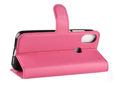 Elegance Stand Wallet Pink (ruov) - Peaenkov puzdro na Doogee X70