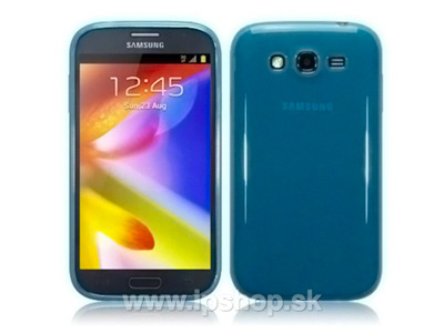 Ochrann kryt (obal) TPU na Samsung Galaxy Grand / Grand Duos modr **VPREDAJ!!