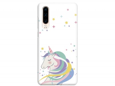 Plastov kryt (obal) Clear Unicorn pre Huawei P30