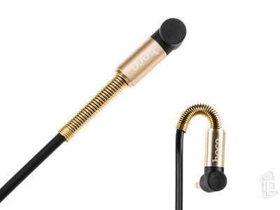 Hoco UPA02 Audio AUX  Kbel s dvoma zvukovmi 3,5 mm jack konektormi (1m)