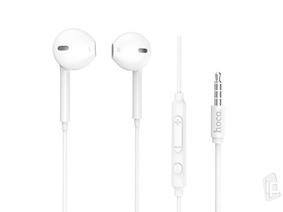 Hoco M55 Wired Headphones (3,5mm)  Drtov slchadl (biele) **AKCIA!!
